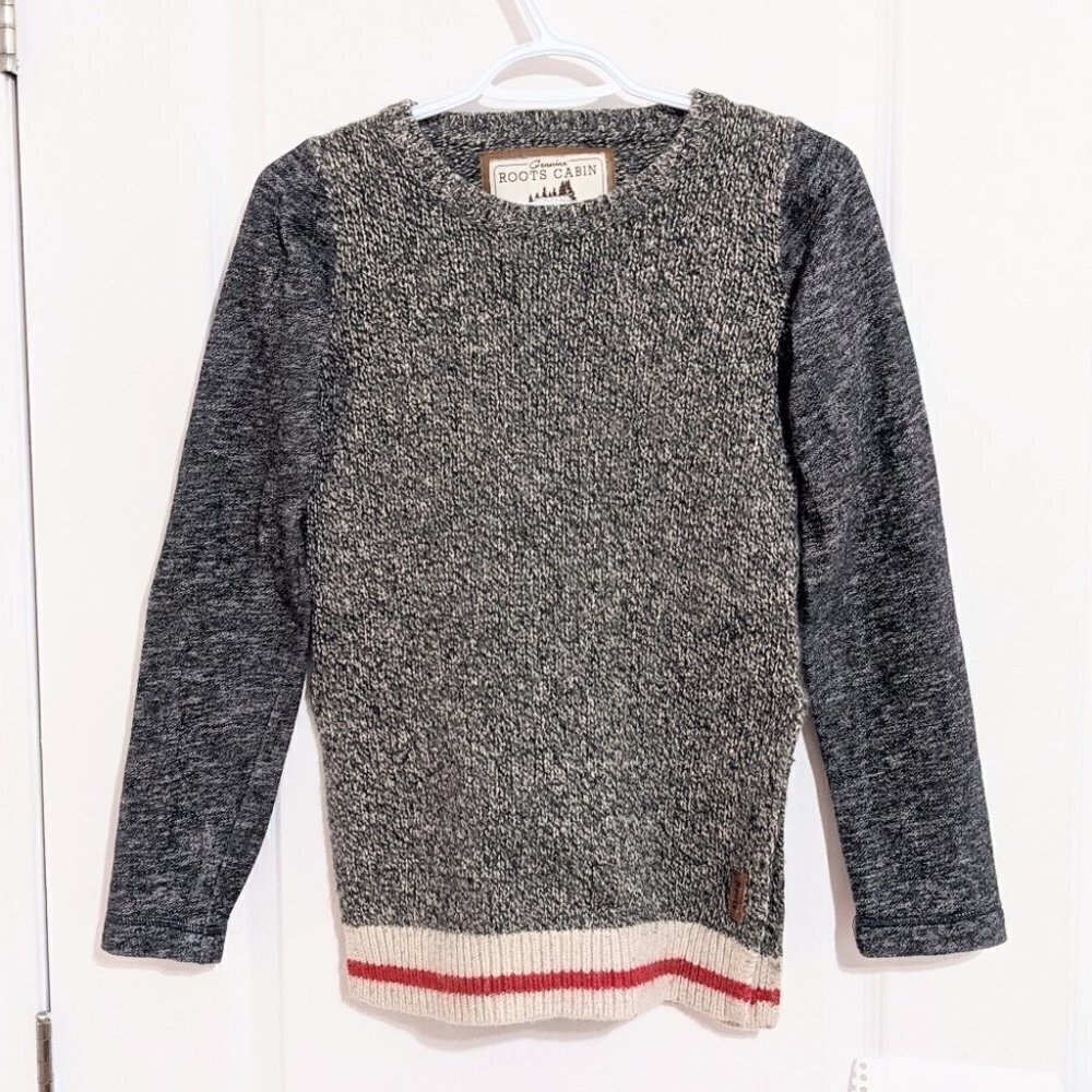 ROOTS Cabin crew neck wool blend Sweater size XS @A